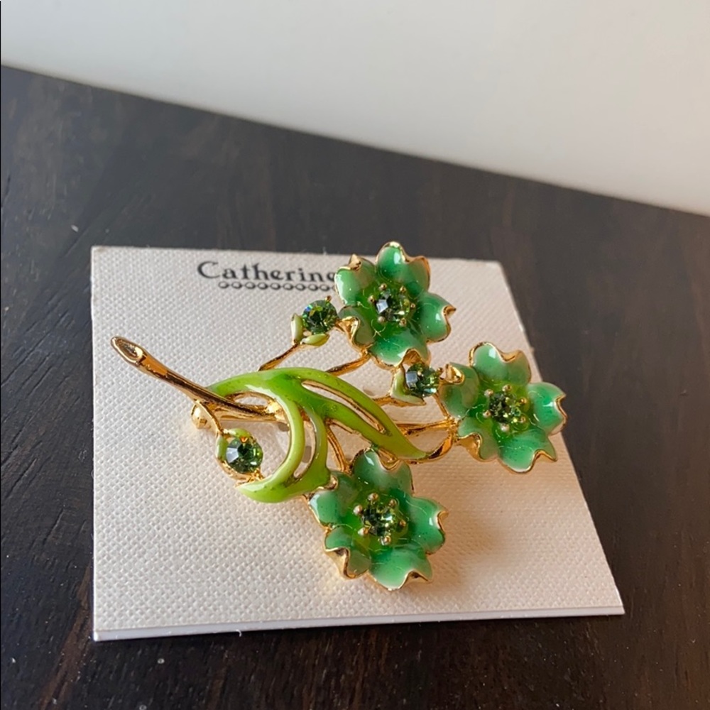 Catherine Stein flower pin